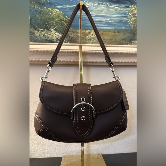 COACH Soho Brown THE SOHO FLAP Limited Re-Edition - Picture 2 of 8